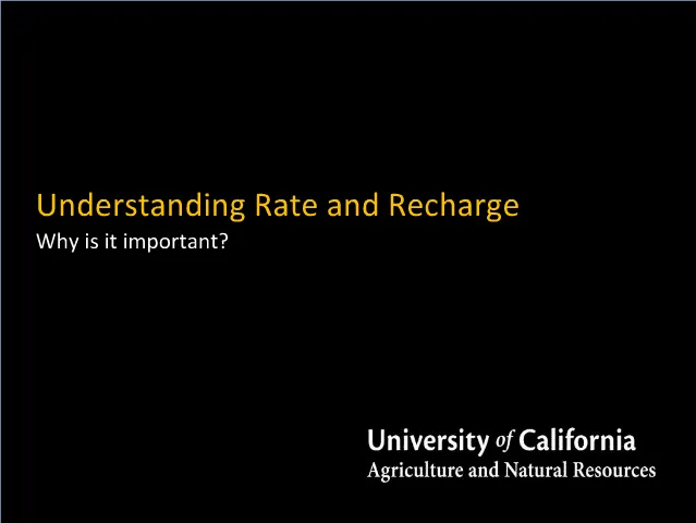 understanding rates