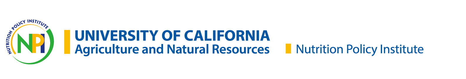Nutrition Policy Institute, University of California, Division of Agriculture and Natural Resources logo