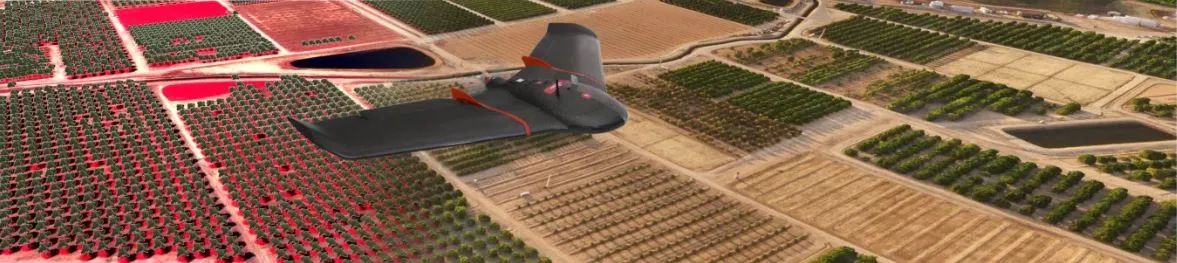 UAV over Field