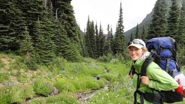 WSU postdoctoral research scholar Erica Henry, shown here on a field trip, will present a UC Davis seminar on March 2 on "Insect Conservation in an Uncertain Future."