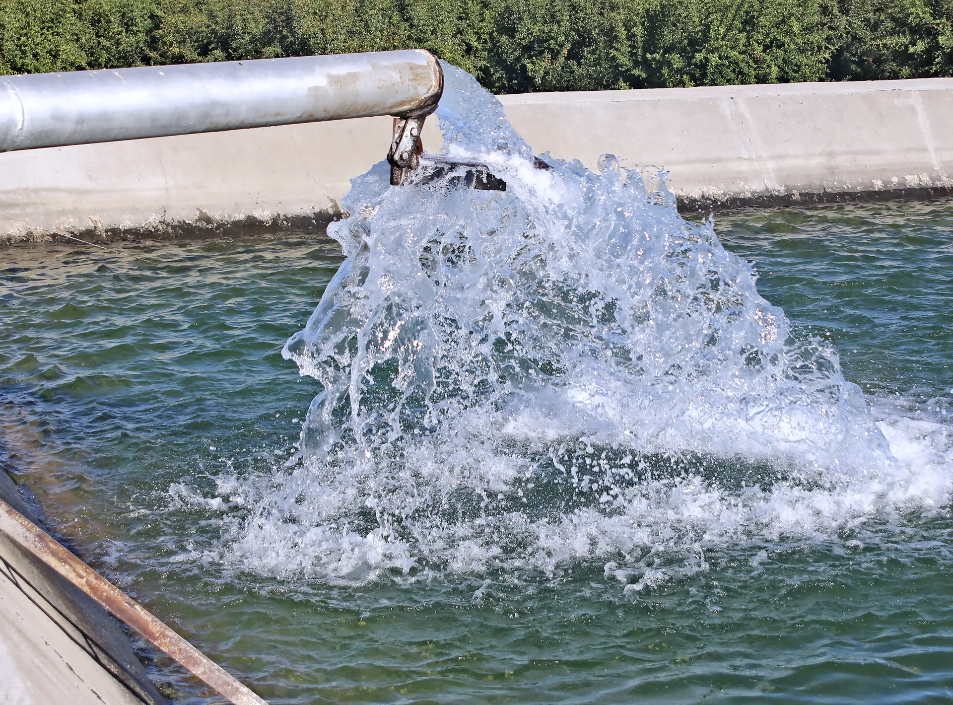 Photo of water coming out of a pipe