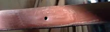 Half inch inline drip tubing emitter