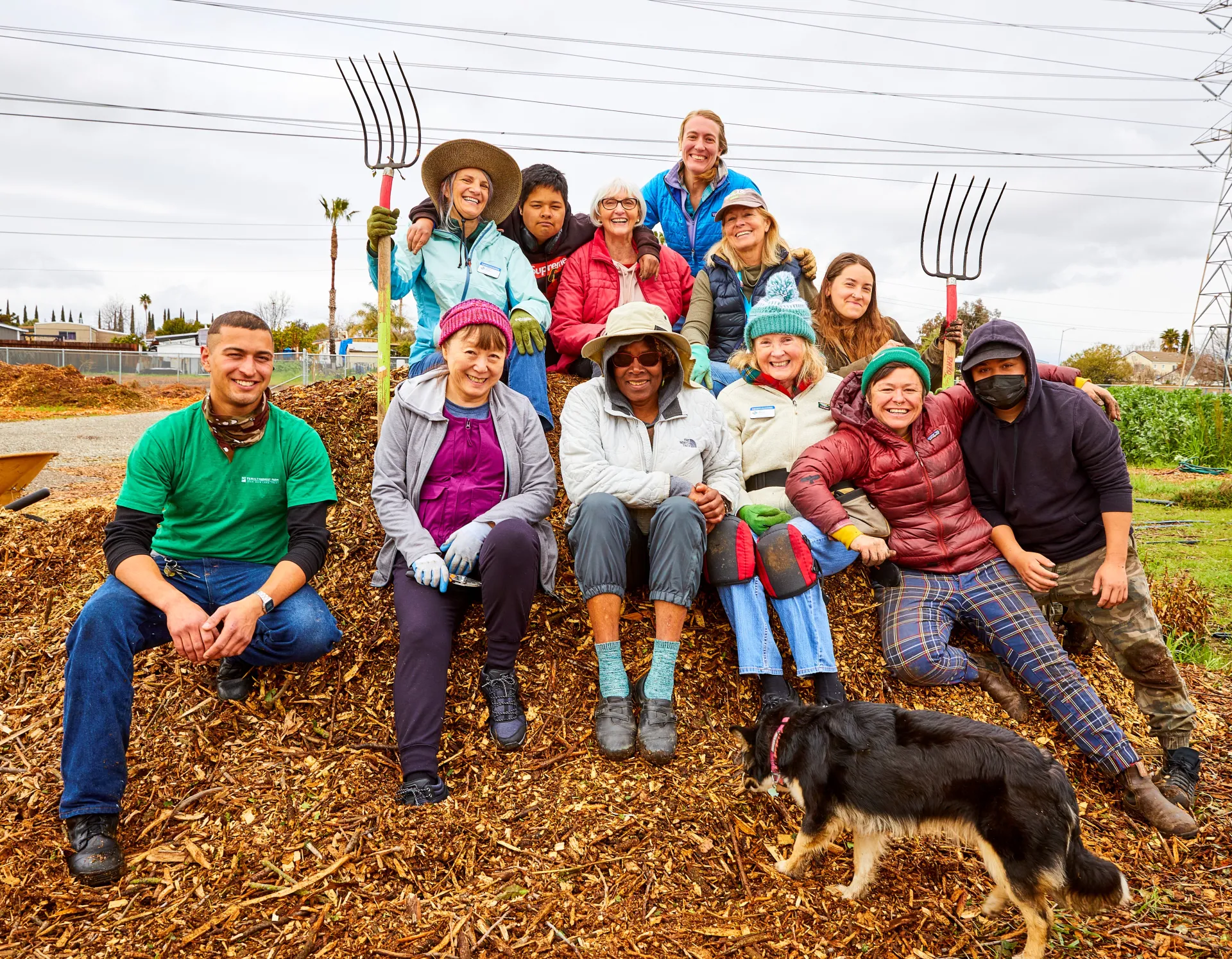 Staff, Interns and MG volunteers at FHF- Courtesy JMLT