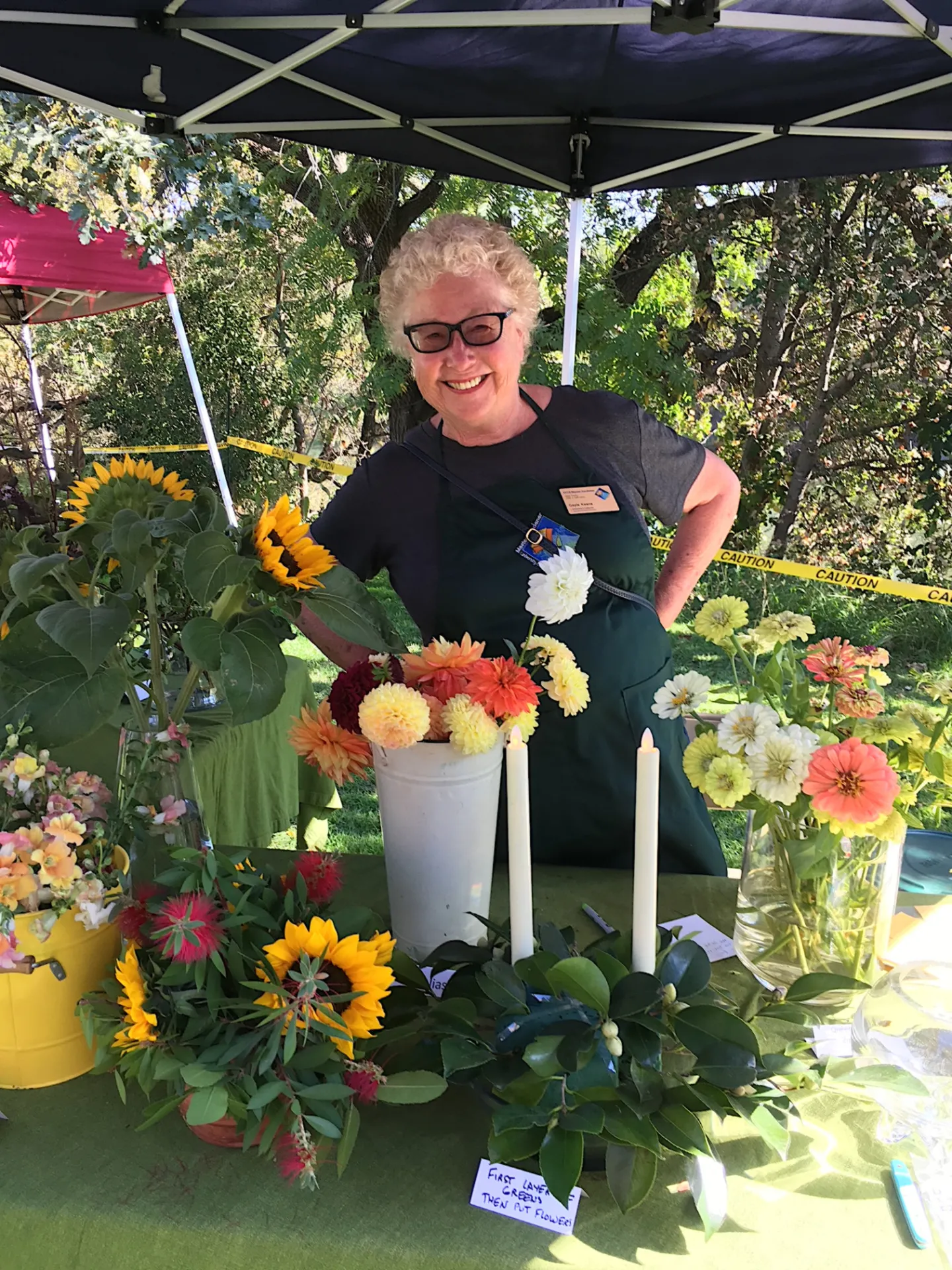 Cut flowers from the garden