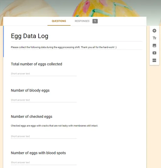 Egg forms