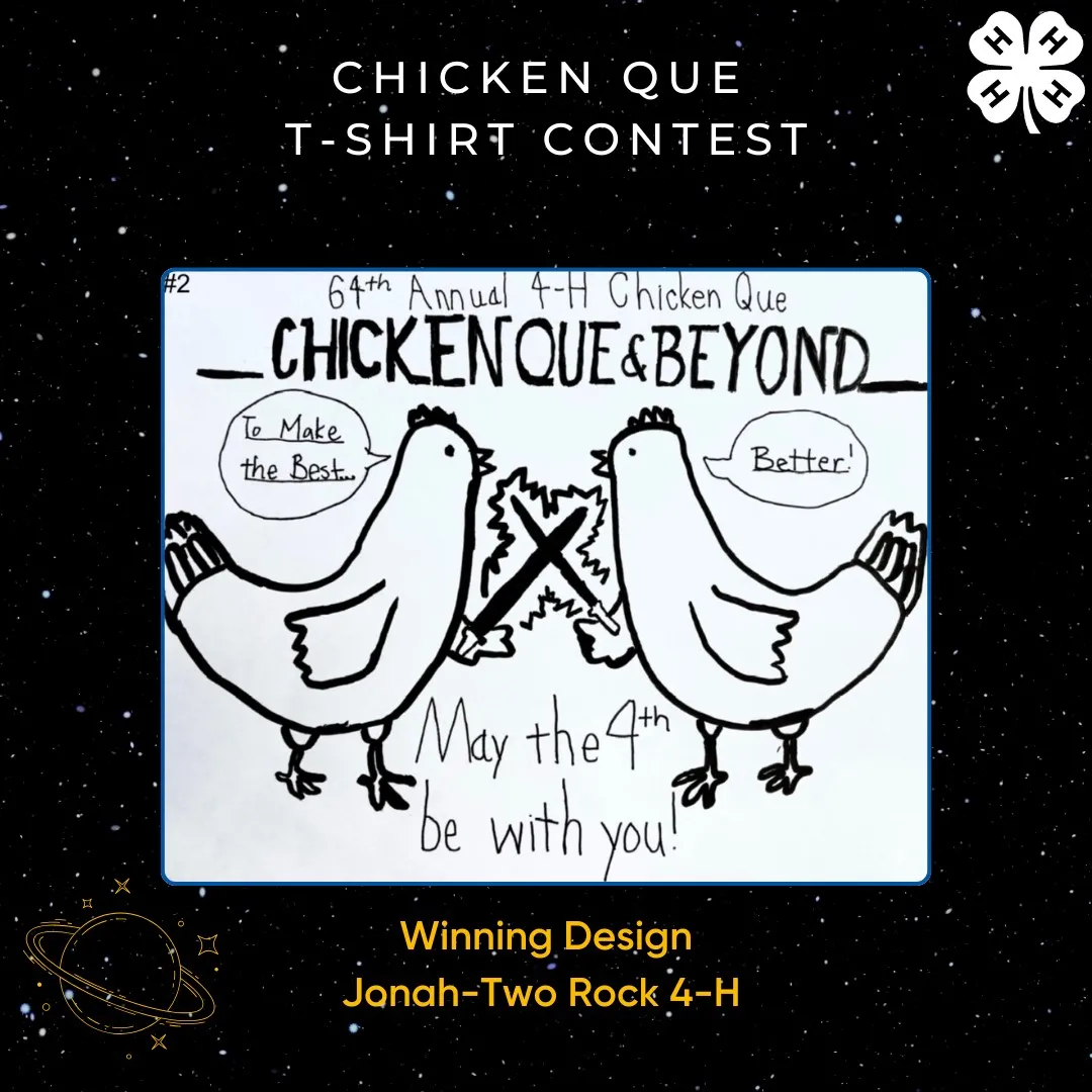 Chicken Que T-Shirt Design