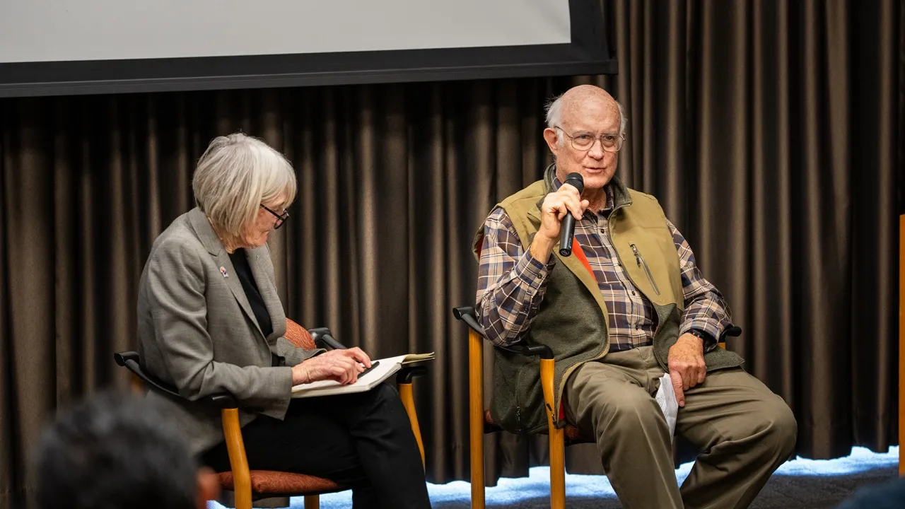 Rod Stiefvater speaks at a Department of Plant Sciences seminar
