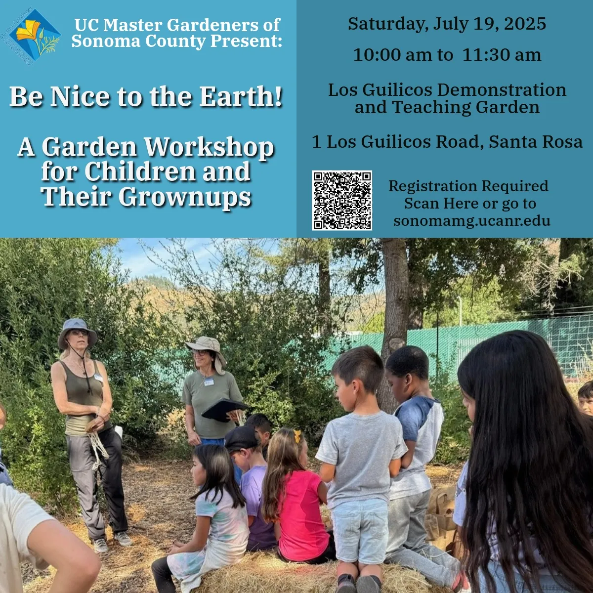 Children's hands on garden workshop