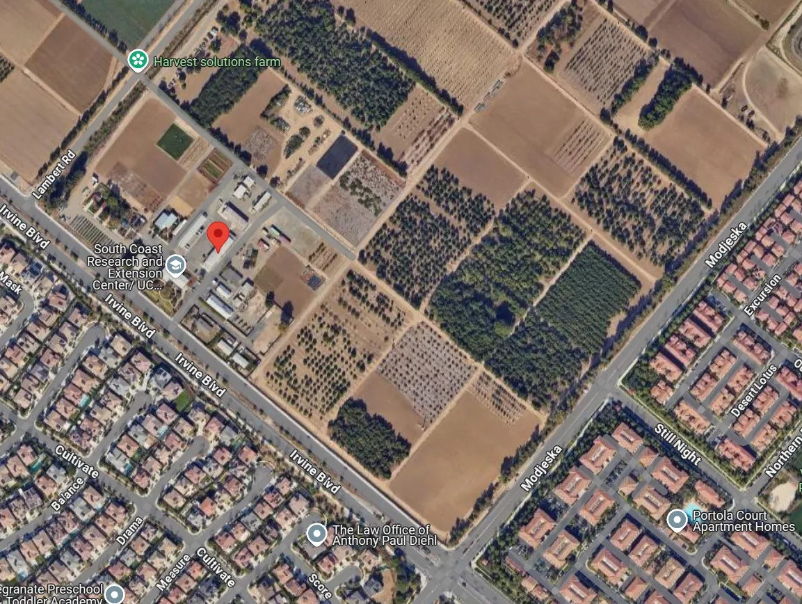 Google Maps View of SCREC