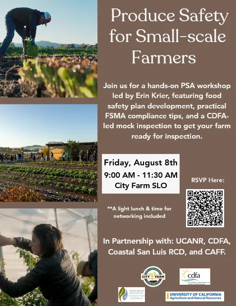 Food Safety Workshop for Small Scale Growers