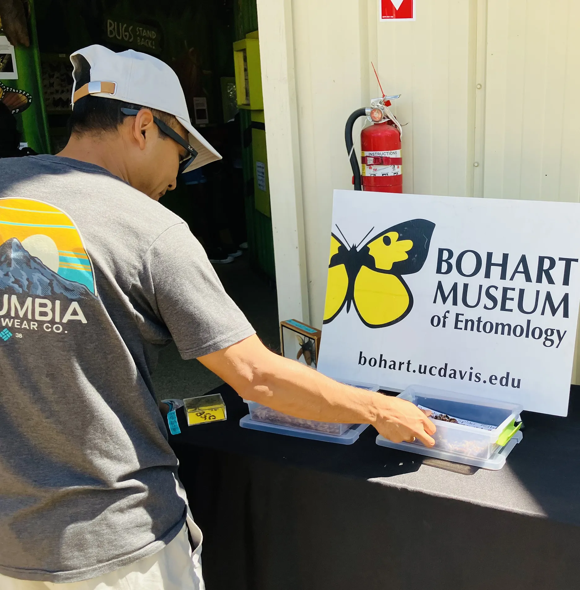 Bohart Museum display at California State Fair. (Photo by Michelle Johnson)