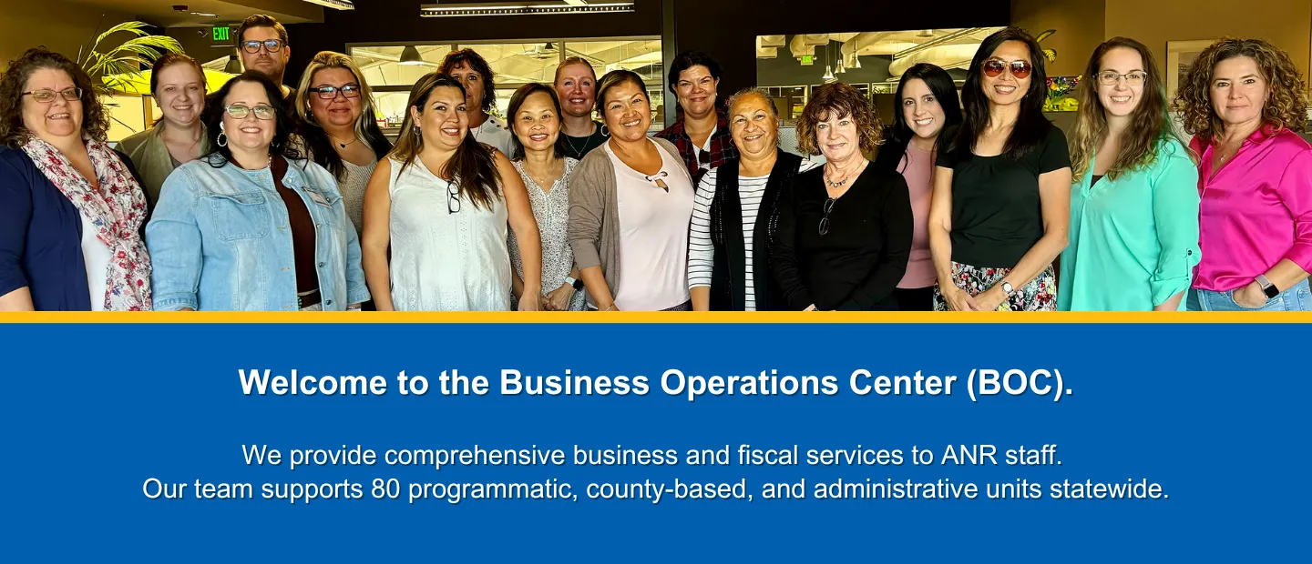 Business Operations Center full team photo as of October 2024