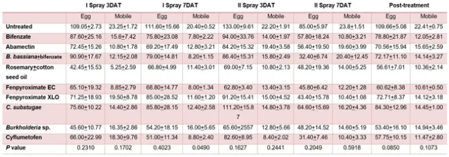 Spider mites