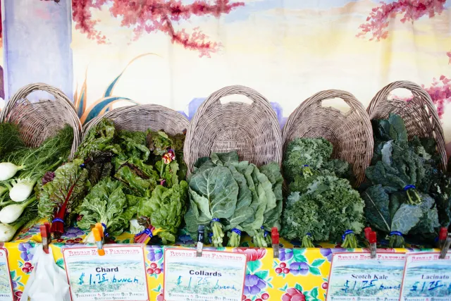 Produce by the bunch