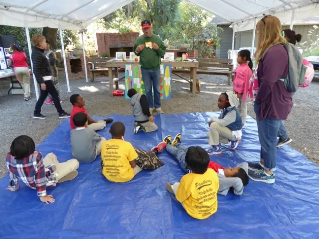 UC Master Gardener volunteers in Marin County connect gardening topics to science and nutrition in portable field trips for their award-winning project,
