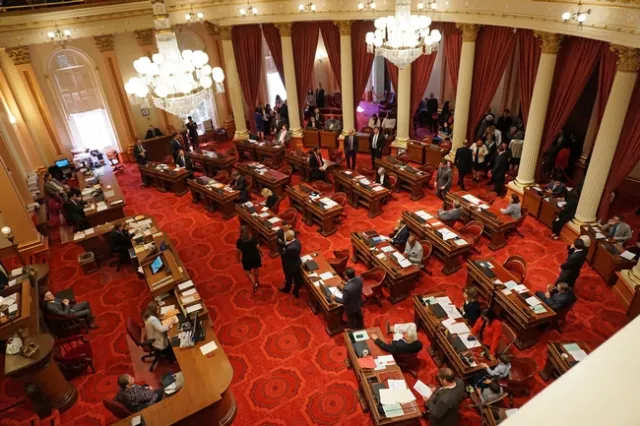 The resolution was presented on the California State Senate floor.