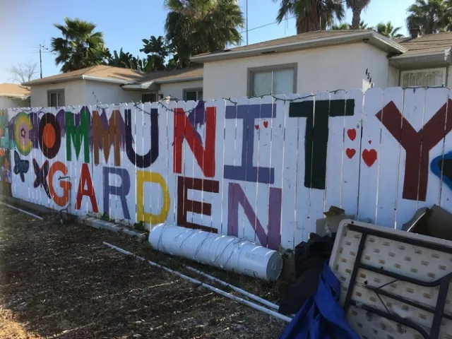 Huerto comunitario.