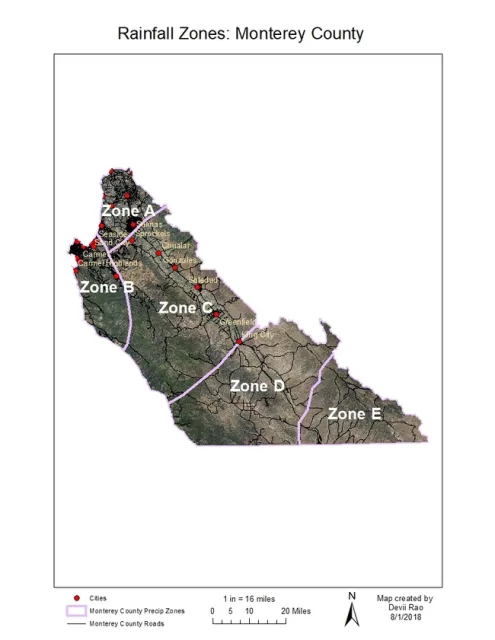 MontereyPrecipZones