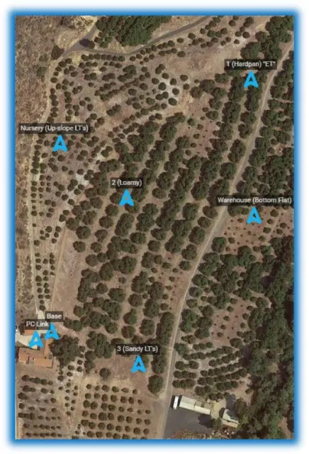 soil moisture map