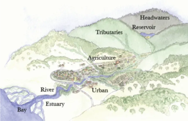 Watershed drawing