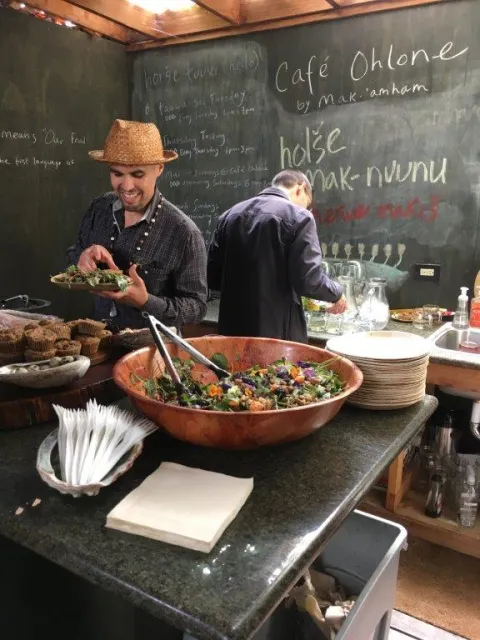 Lunch at Café Ohlone in August 2019, photo credit: UC SAREP