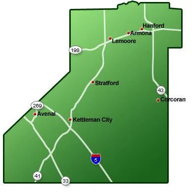 Map of Kings County