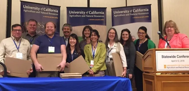 The 4-H Youth Retention Study Team also received ANR's Distinguished Service Award for Outstanding Research in 2018.