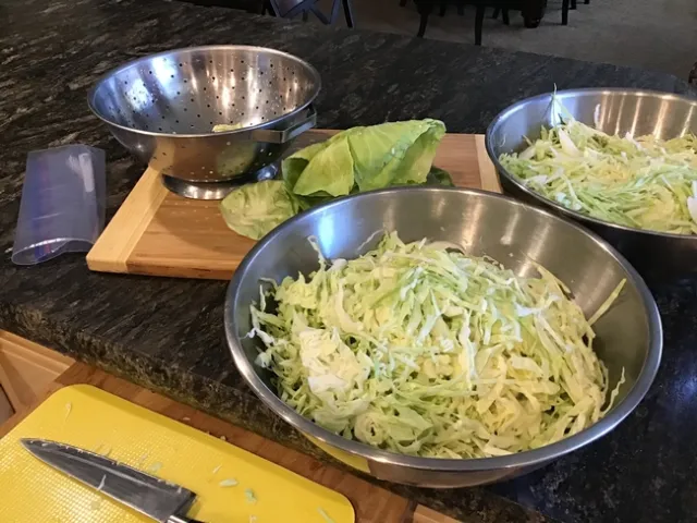 Sliced Cabbage