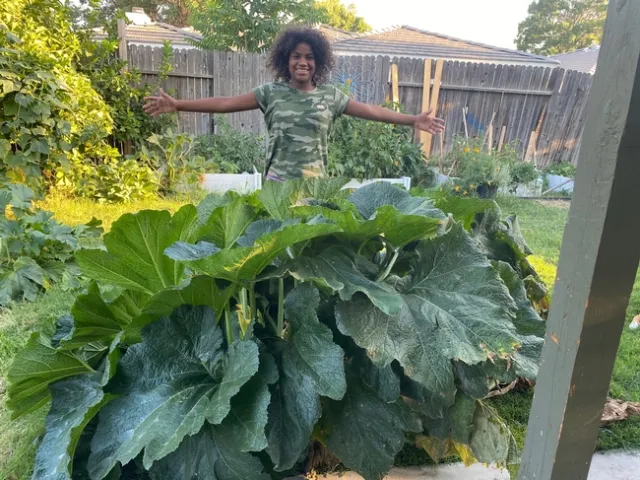 Minerva Gonzalez added plants to attract butterflies and hummingbirds to her garden.