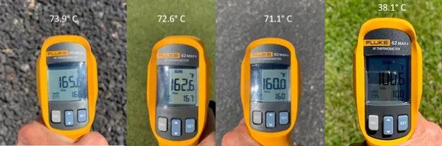urban heat island temperatures palm springs