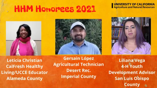HONOREES- REVISED