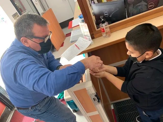 Receiving the egg