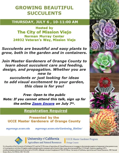 Discover the Beauty and Simplicity of Growing Succulents - Join Our Event!