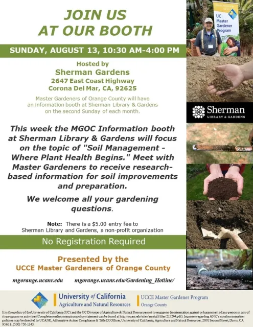 Get Your Gardening Questions Answered: Master Gardeners at Sherman Library & Gardens