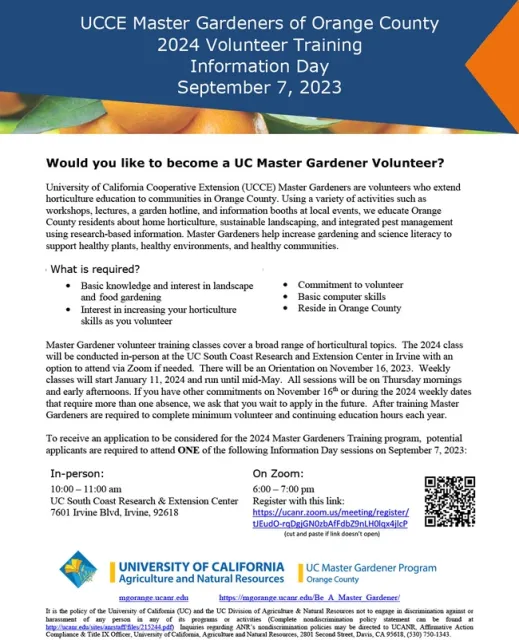 2024 Volunteer TrainingInformation Day