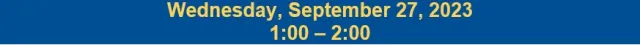 webinar - Sept 27
