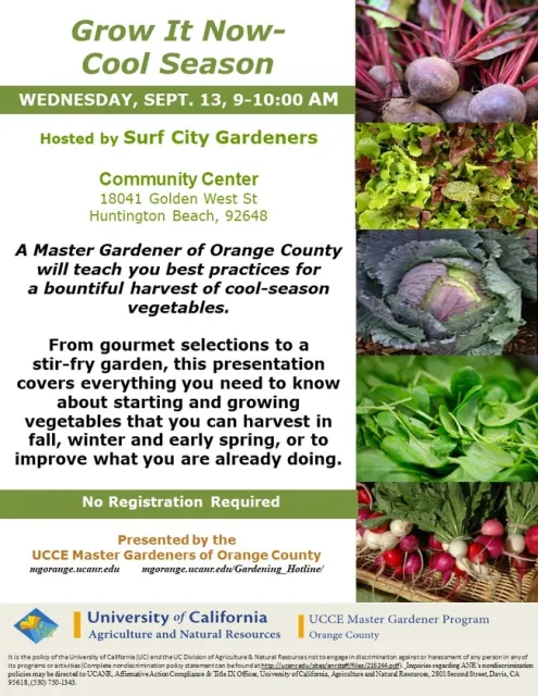 From Garden to Plate: Master Cool-Season Veggie Gardening with Us!