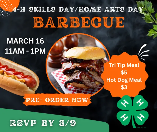 4-H skills day BBQ
