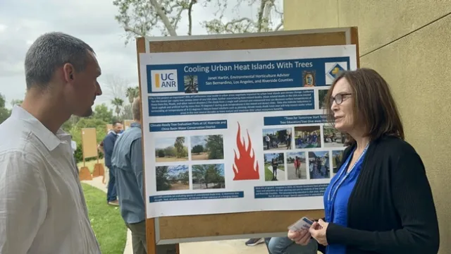 Gerery Spinelli, asesor agrícola en Horticultura en el condado de San Diego de UC ANR y Janet S. Hartin, asesora medioambiental de horticultura presentaron las investigaciones en las que actualmente trabajan.