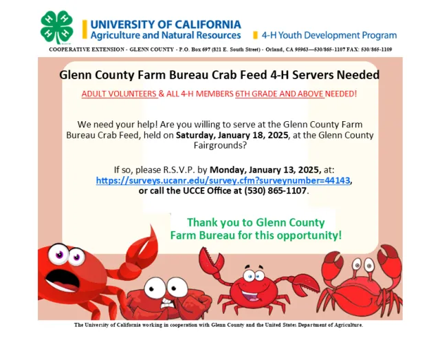 Crab Feed Server Postcard 2025