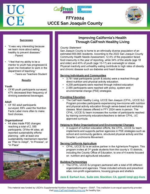 FFY24 County Profile San Joaquin FINAL