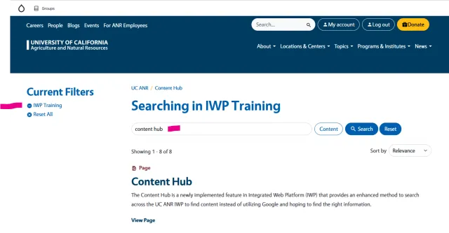 Content Hub from Your Site