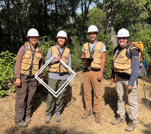 The 2025 Field Crew for the Santa Cruz Mountains Forests Program