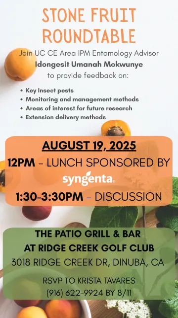 Stone Fruit Roundtable Flyer