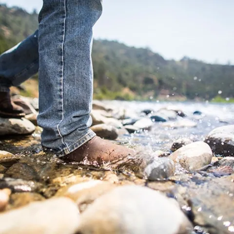 walking on water