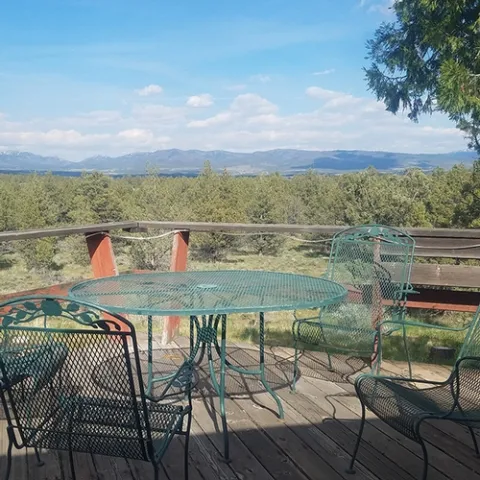 View from Modoc Co. Airbnb