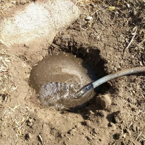 filling a hole