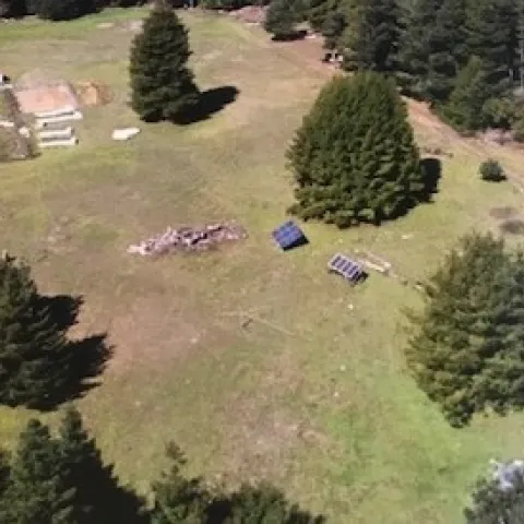 A bird’s eye view of the 6 acres designated for the HSP project