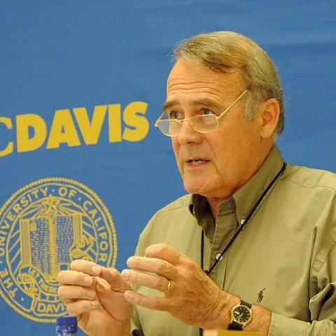 UC Davis distinguished professor James R.Carey will share his expertise on scientific modeling at the COVID-19 webinar. (Photo by Kathy Keatley Garvey)