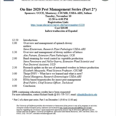Nov. 10 Meeting